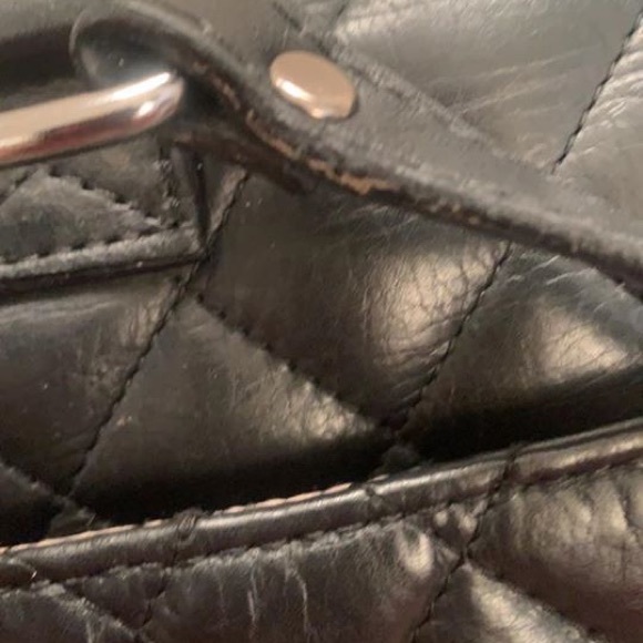 Mario Valentino Black Dora Quilted Leathe Bac - Picture 8 of 8